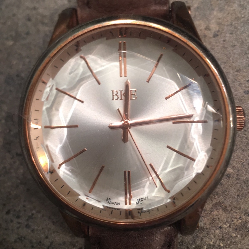 BKE genuine leather watch